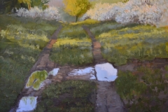 "След дъжд", масло, 100х70 см